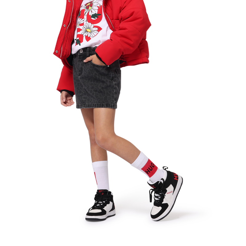 T-shirt com estampado HUGO 
                        GIRL