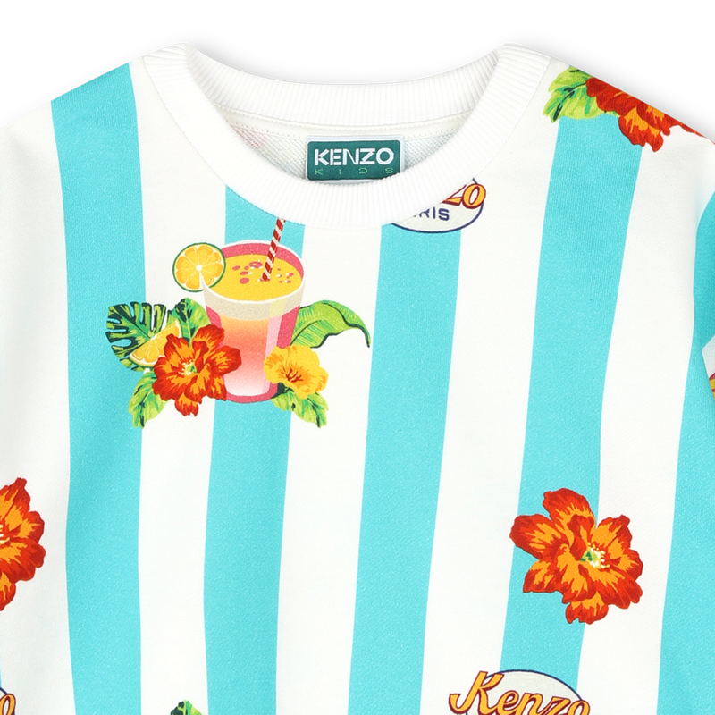 Sweatshirt em moletão KENZO KIDS 
                    GIRL