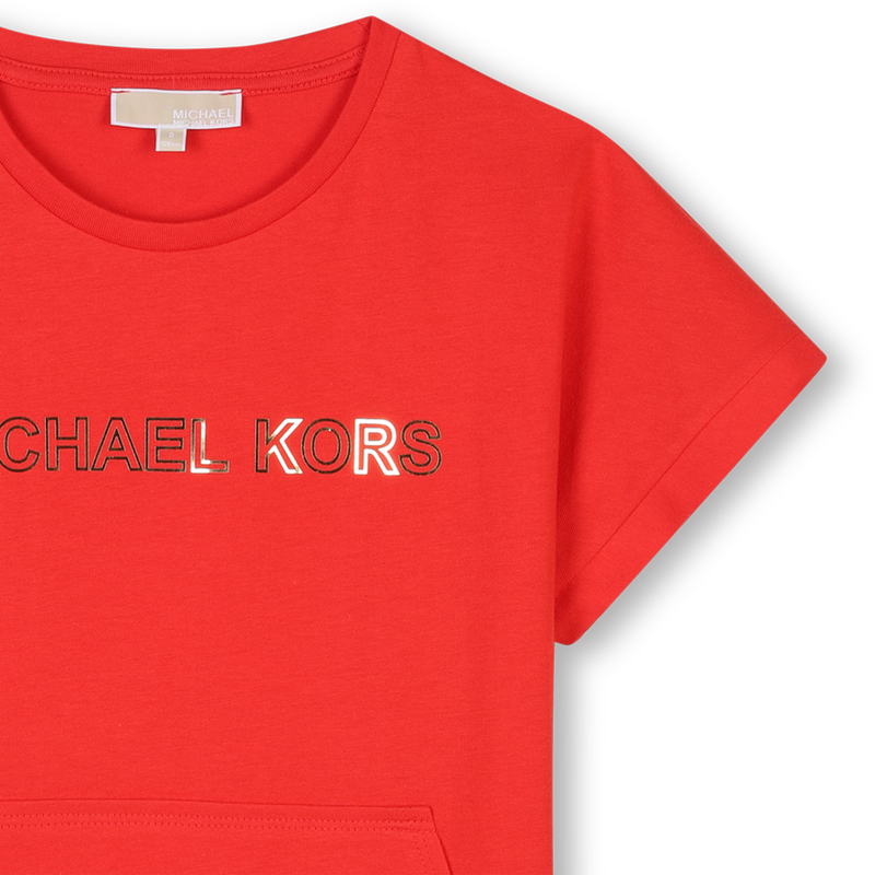 Vestido de manga curta MICHAEL KORS 
                        GIRL