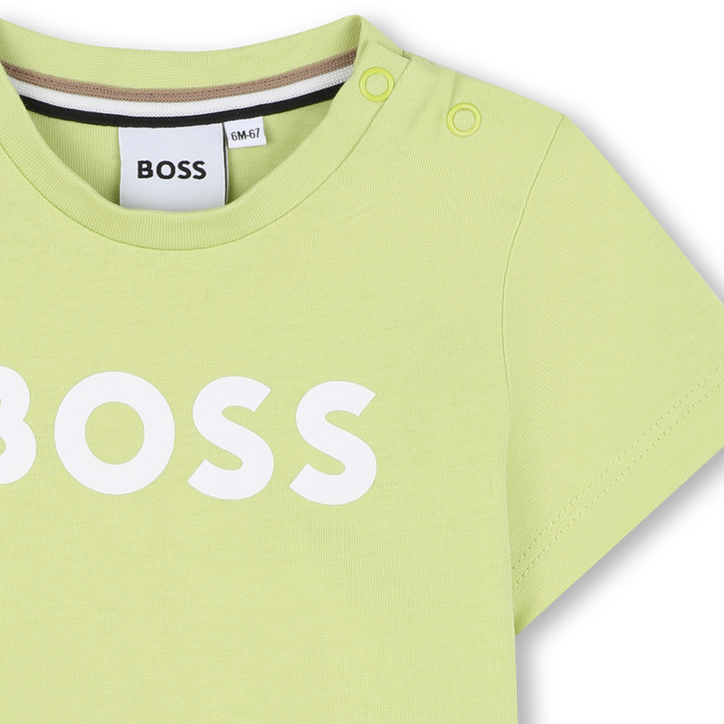 T-shirt de mangas curtas BOSS 
                        BOY
