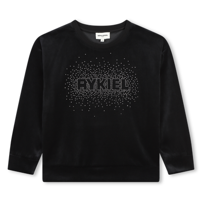 Sweatshirt de veludo SONIA RYKIEL GIRL