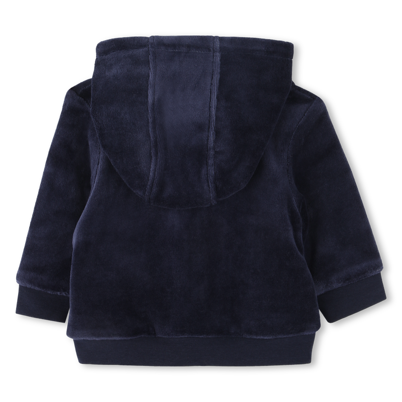 Conjunto de 2 pe&ccedil;as em veludo BOSS 
                        BOY