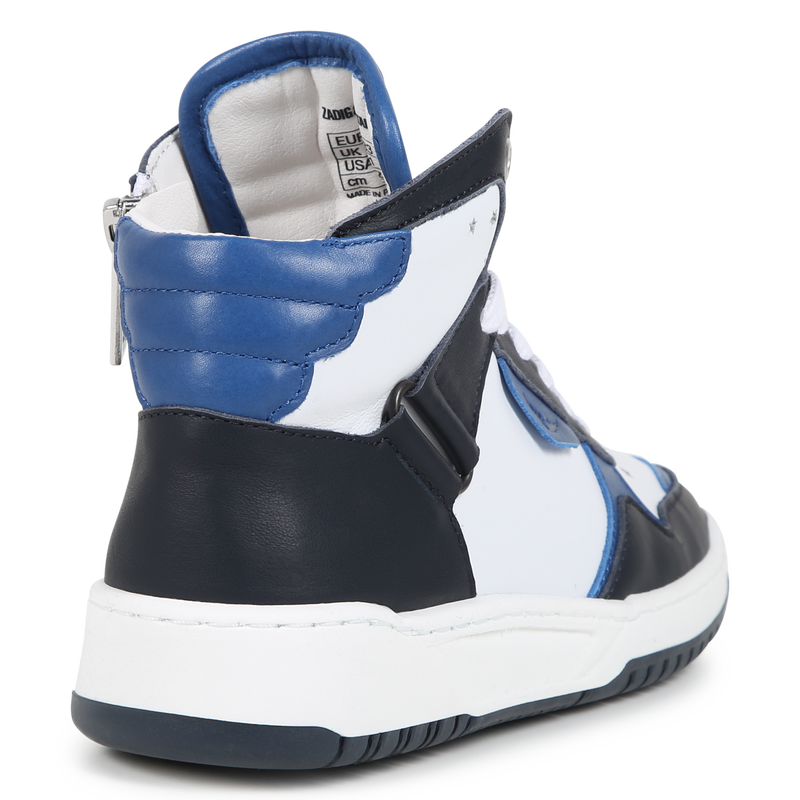 Sapatilhas de couro com fecho ZADIG & VOLTAIRE 
                        BOY