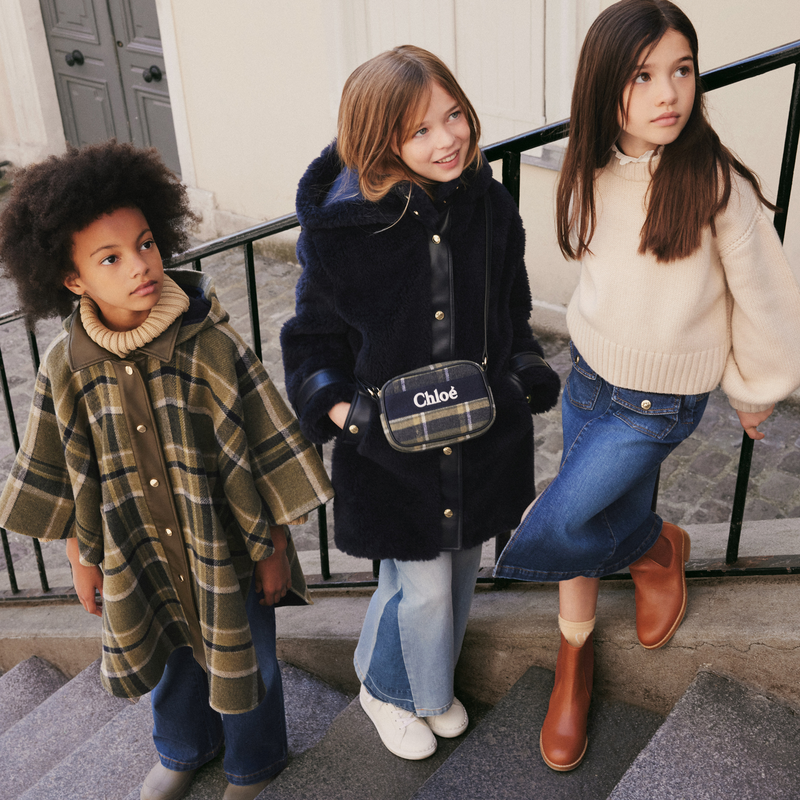 Saia midi jeans CHLOE 
                    GIRL
