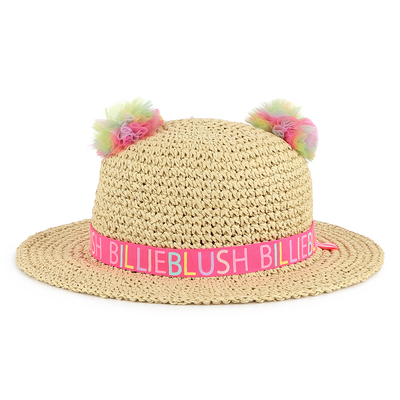 Pom-Pom Straw Hat BILLIEBLUSH GIRL