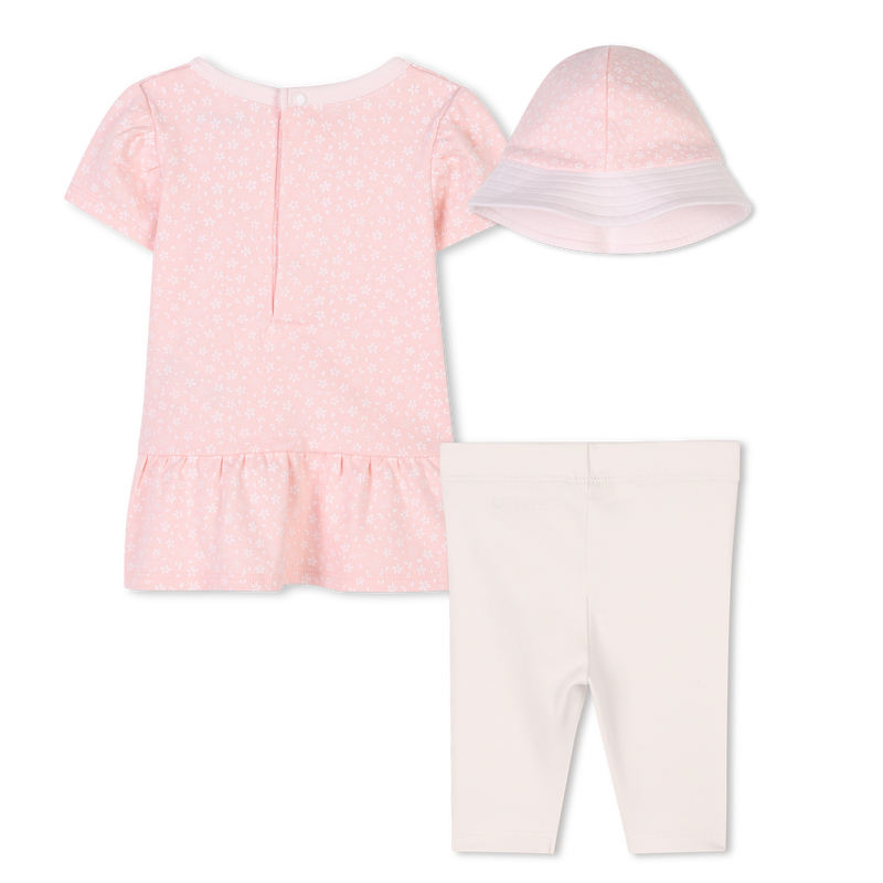 Conjunto de 3 pe&ccedil;as KENZO KIDS 
                        GIRL