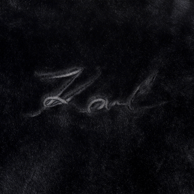 Blus&atilde;o em malha polar felpuda KARL LAGERFELD KIDS 
                        GIRL