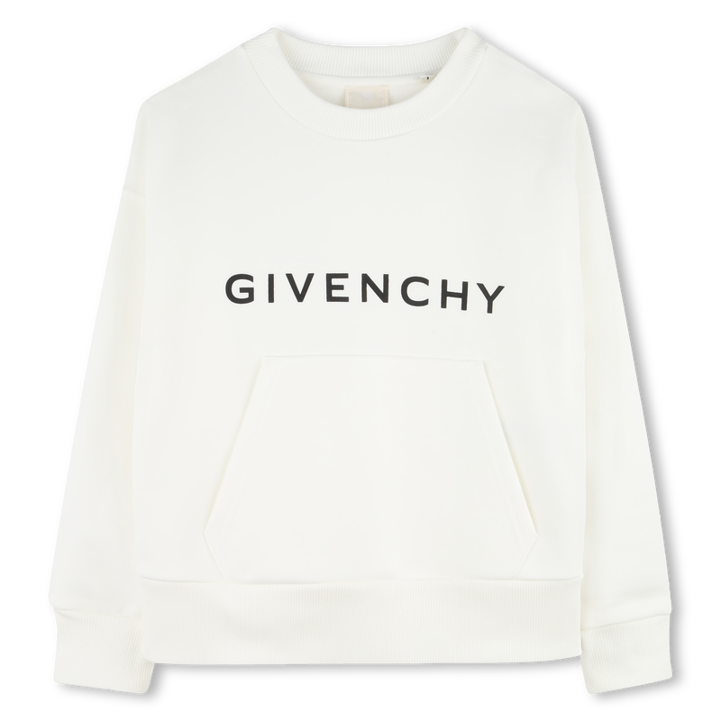 Sweatshirt moletão com bolso GIVENCHY 
                    GIRL