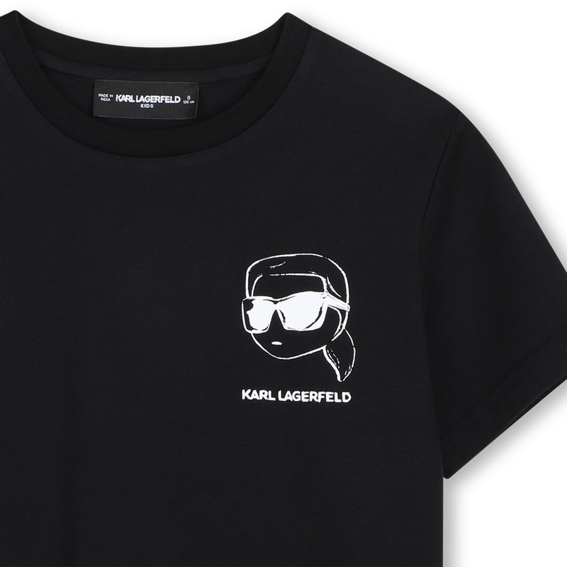 Camiseta de mangas curtas KARL LAGERFELD KIDS 
                        MENINO