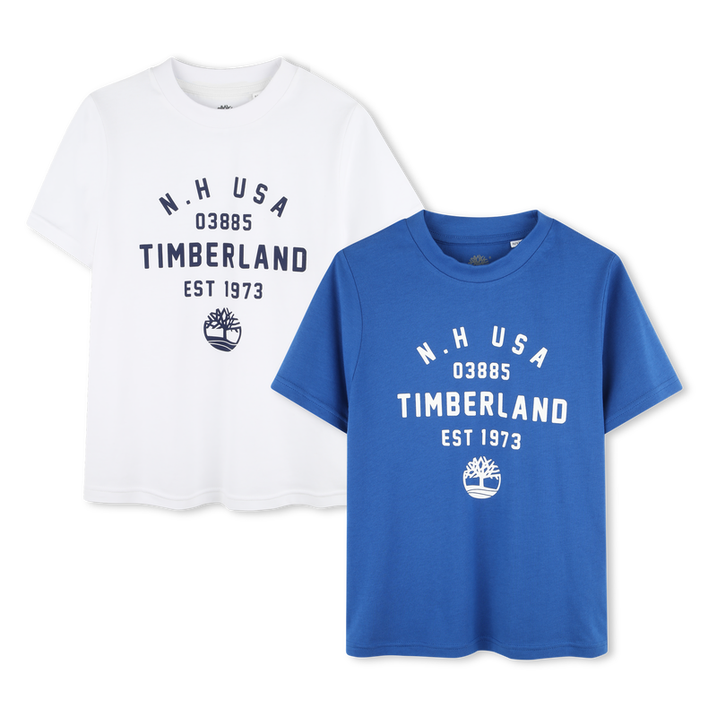 Two-pack of printed T-shirts TIMBERLAND 
                    BOY