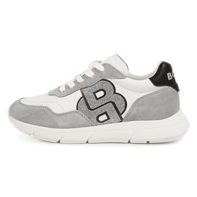 Sapatilhas pele com atacadores BOSS 
                        GIRL