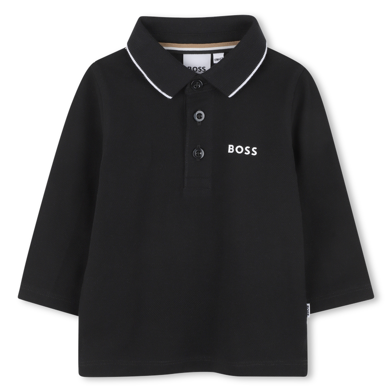 Camisa pólo de manga comprida BOSS 
                    BOY