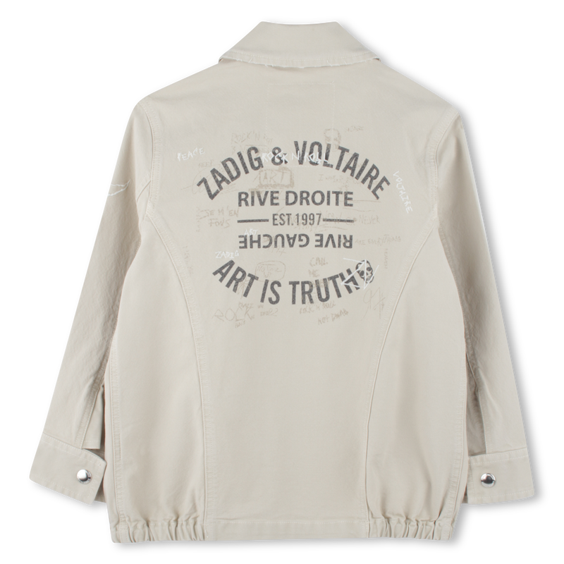 Buttoned military-style jacket ZADIG & VOLTAIRE 
                    BOY