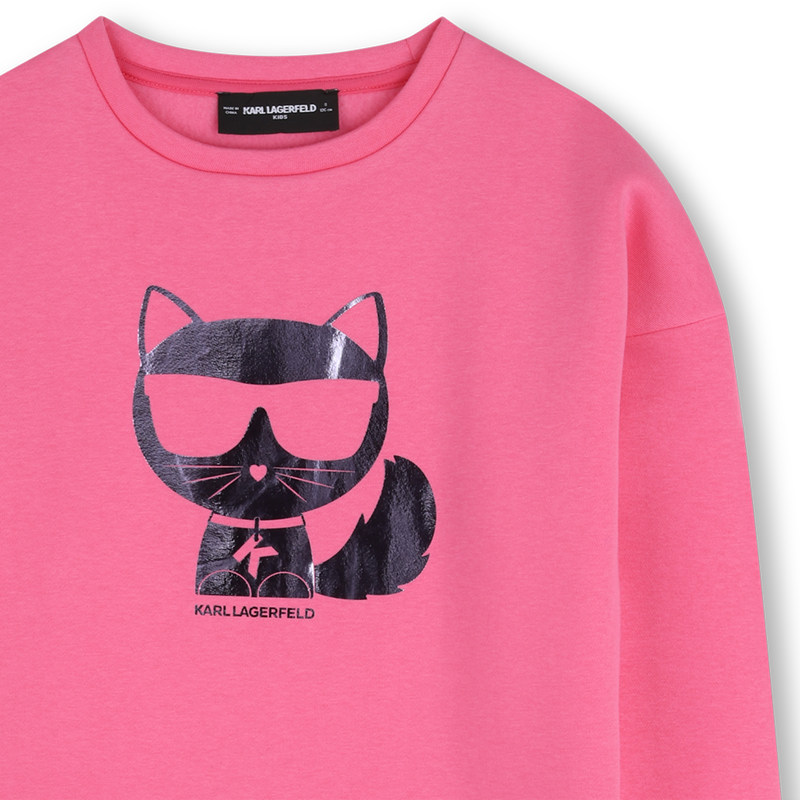 VESTIDO MANGAS COMPRIDAS KARL LAGERFELD KIDS 
                    GIRL