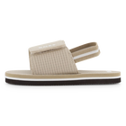 Chinelos com fecho de velcro, BEGE, hi-res