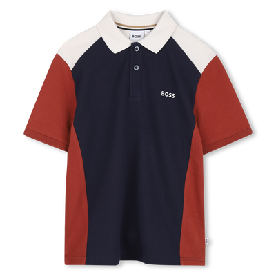 Polo de manga curta BOSS MENINO