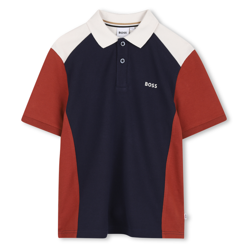 Polo de manga curta BOSS 
                        MENINO