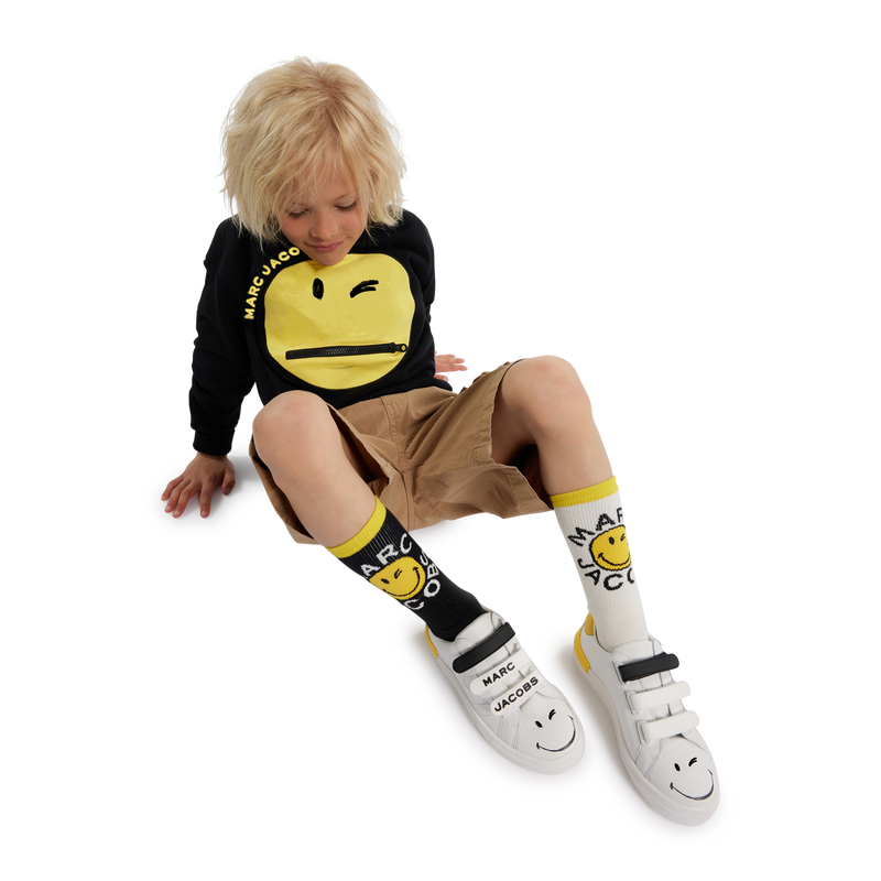 Sapatilhas de pele com velcro MARC JACOBS 
                    UNISEX