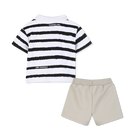 Conjunto polo e cal&ccedil;&otilde;es KARL LAGERFELD KIDS 
                    MENINO