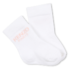 Conjunto de 2 pares de meias de malha KENZO KIDS 
                    UNISEX