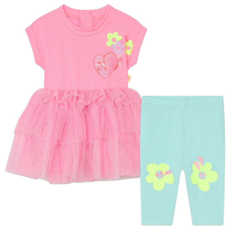 Conjunto de vestido e leggings BILLIEBLUSH 
                    GIRL