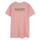 Vestido de manga curta KENZO KIDS 
                    GIRL