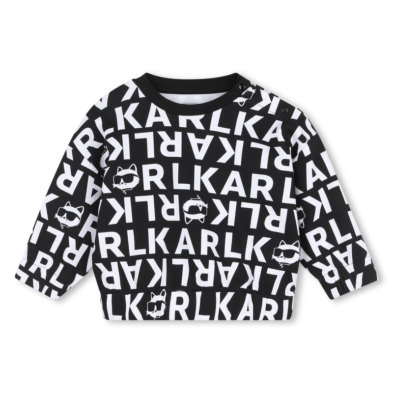 Conjunto de moletom e cal&ccedil;a KARL LAGERFELD KIDS 
                        MENINA