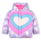 Blus&atilde;o de penas com capuz BILLIEBLUSH 
                    GIRL