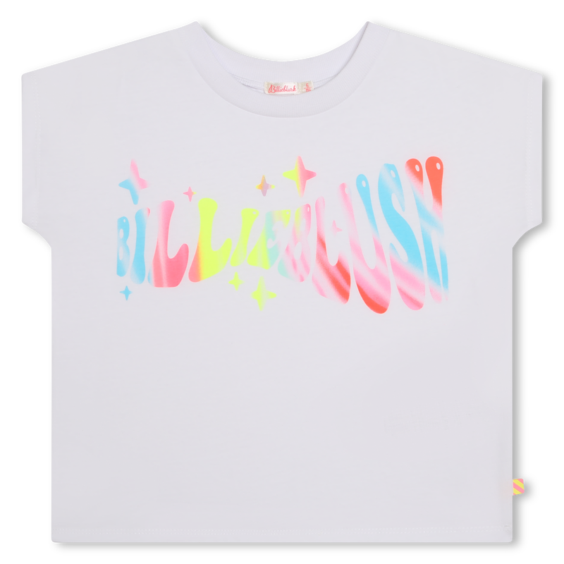 T-shirt manga curta de algodão BILLIEBLUSH 
                    GIRL