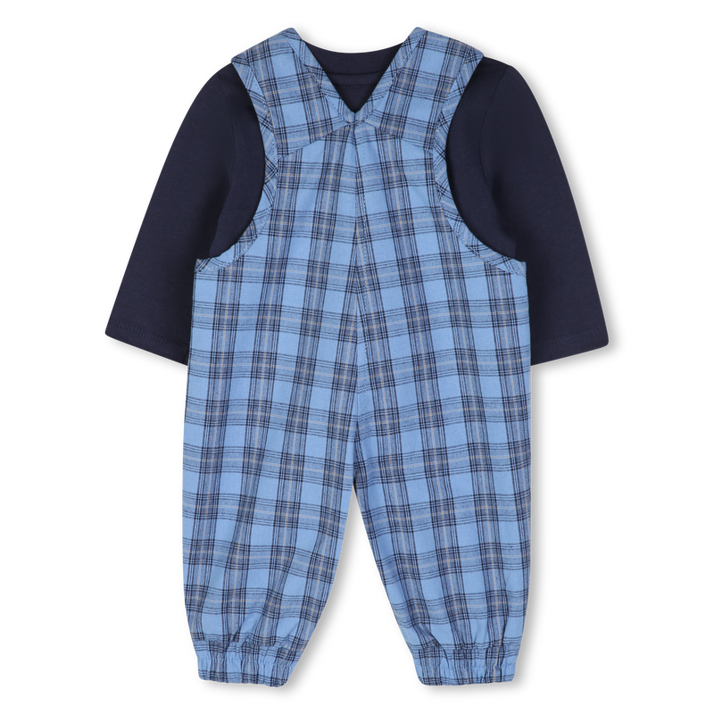 Conjunto de macac&atilde;o e camiseta BOSS 
                        MENINO