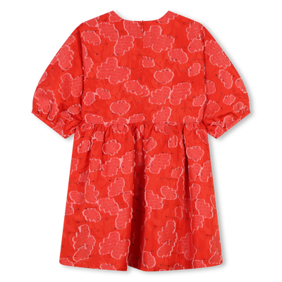 Vestido de cerim&oacute;nia com fecho KENZO KIDS GIRL