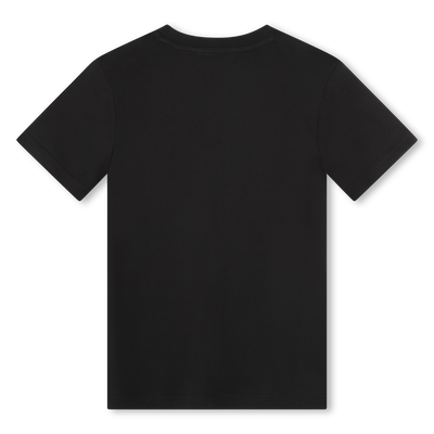 T-shirt manga curta de algod&atilde;o DKNY BOY