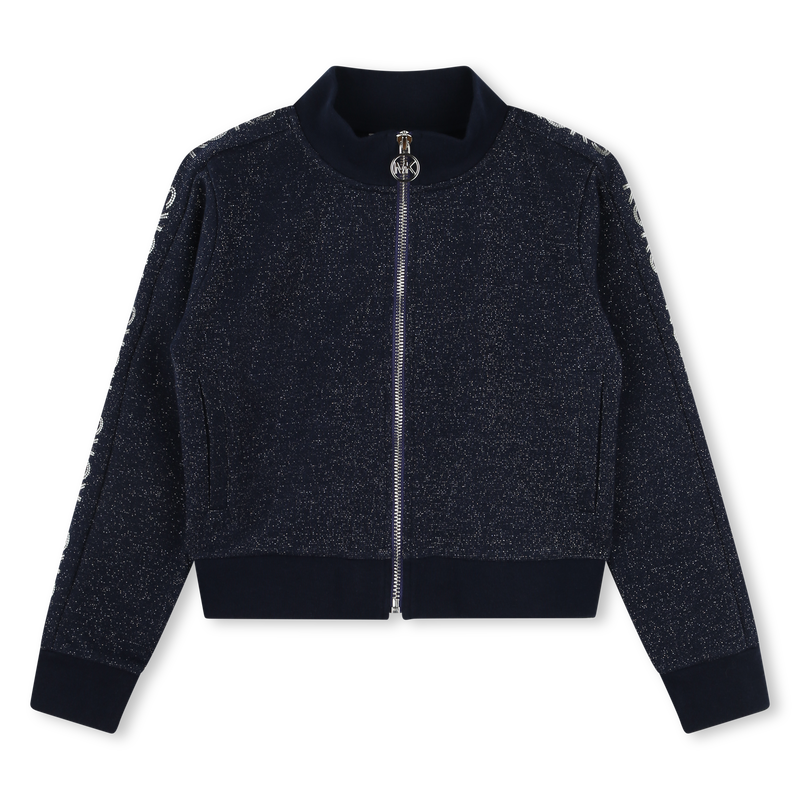 Cardig&atilde; molet&atilde;o e lantejoulas MICHAEL KORS 
                        GIRL