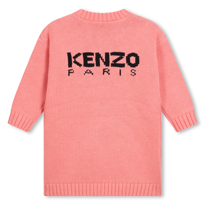 Vestido de malha KENZO KIDS GIRL