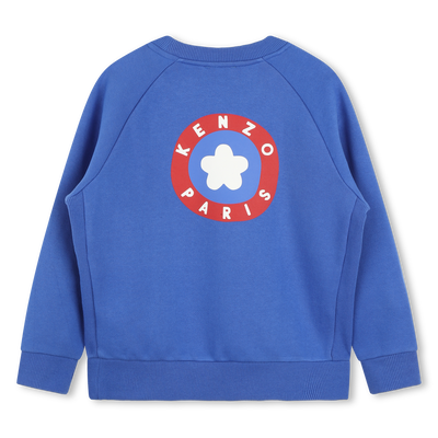 Sweatshirt molet&atilde;o estampada KENZO KIDS BOY