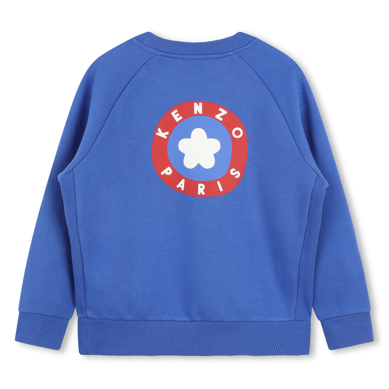 Sweatshirt molet&atilde;o estampada KENZO KIDS 
                        BOY
