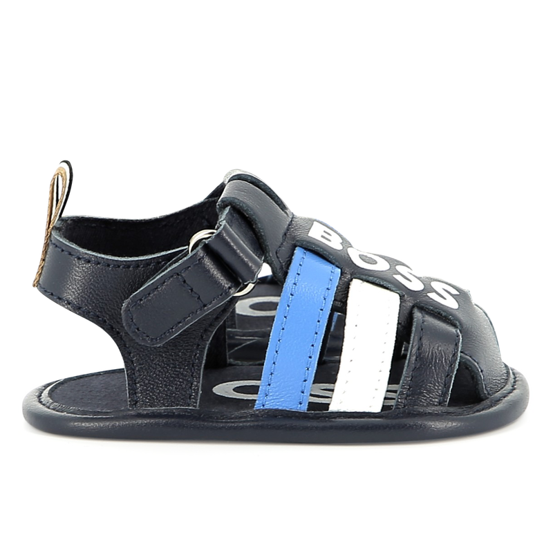 Sand&aacute;lias com velcro BOSS 
                        BOY