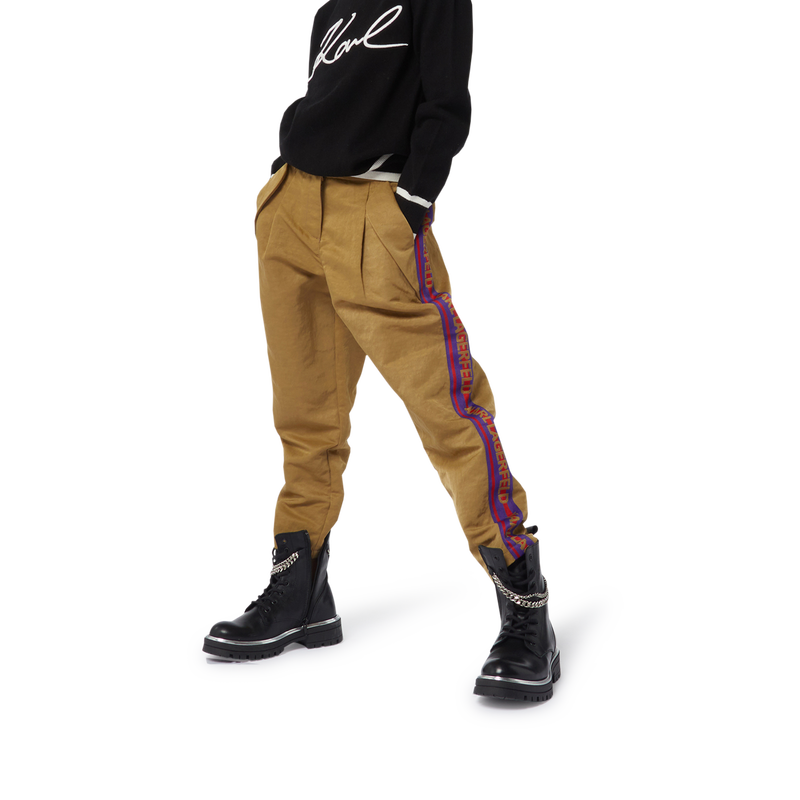 Camisola bordado de assinatura KARL LAGERFELD KIDS 
                        GIRL