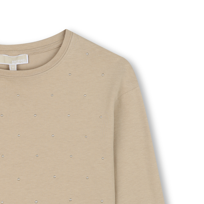 T-shirt de manga comprida em jersey MICHAEL KORS 
                    GIRL