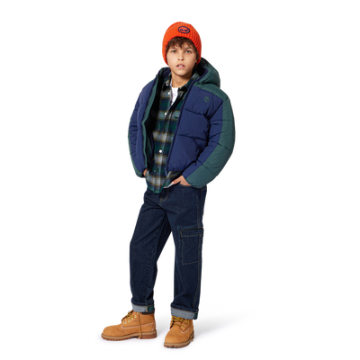 Jaqueta com capuz repelente de água TIMBERLAND BOY