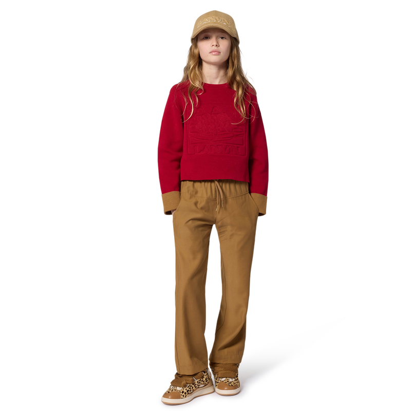 Calças largas LANVIN 
                    GIRL