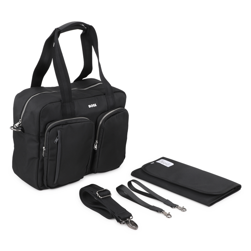 Saco muda-fraldas com fecho BOSS 
                        UNISEX