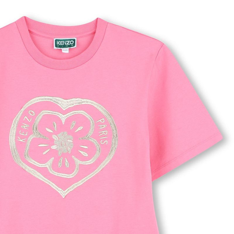 Vestido de mangas curtas KENZO KIDS 
                        MENINA