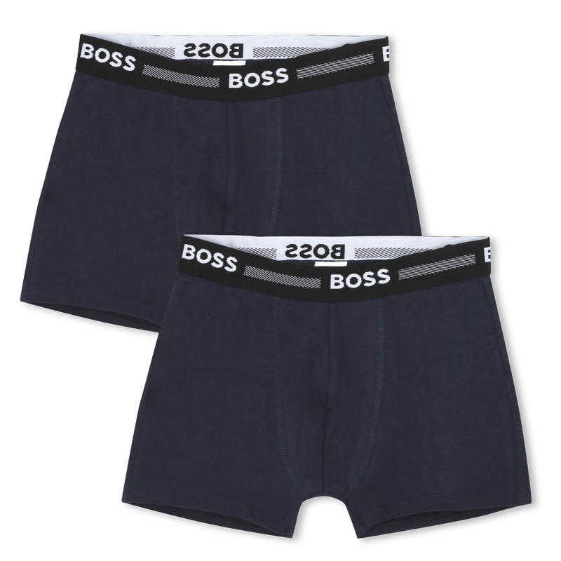 Lote de 2 boxers em algod&atilde;o BOSS 
                        BOY