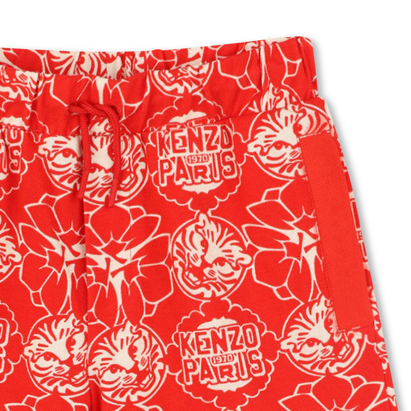 Bermudas com estampado japon&ecirc;s KENZO KIDS 
                        BOY
