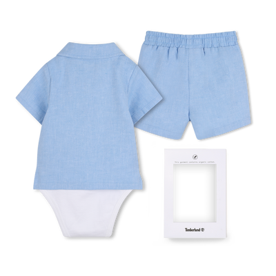 CONJUNTO DE CAMISAS E CAL&Ccedil;&Otilde;ES TIMBERLAND BOY