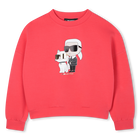 Moletom duplo jersey KARL LAGERFELD KIDS 
                    GIRL