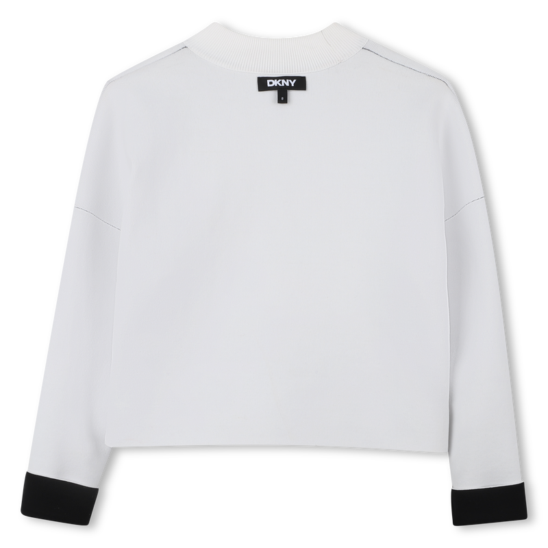 Camisola de malha reversível DKNY 
                    GIRL