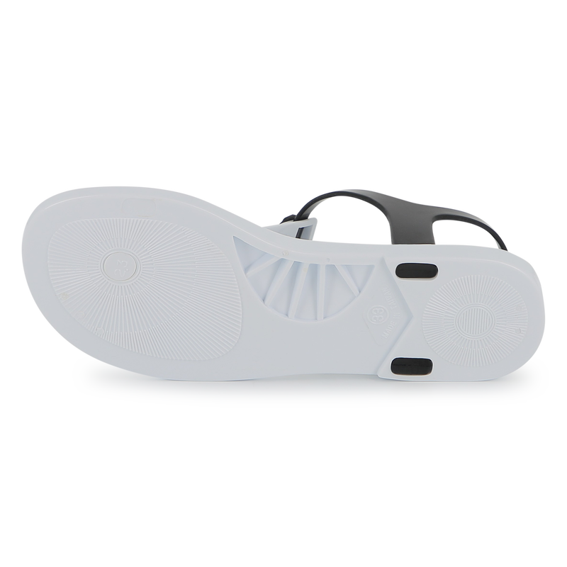 SAND&Aacute;LIAS COM AL&Ccedil;AS AJUST&Aacute;VEIS KARL LAGERFELD KIDS 
                        GIRL