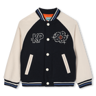 Jaqueta bomber com fecho de press&atilde;o KENZO KIDS 
                    GIRL